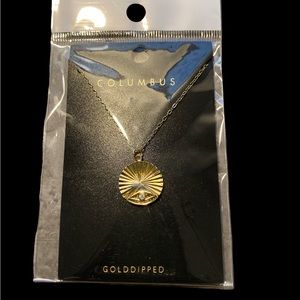 Gold Dipped 3rd Eye Necklace